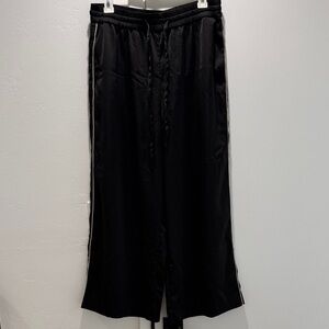Zara Black Satin Pants